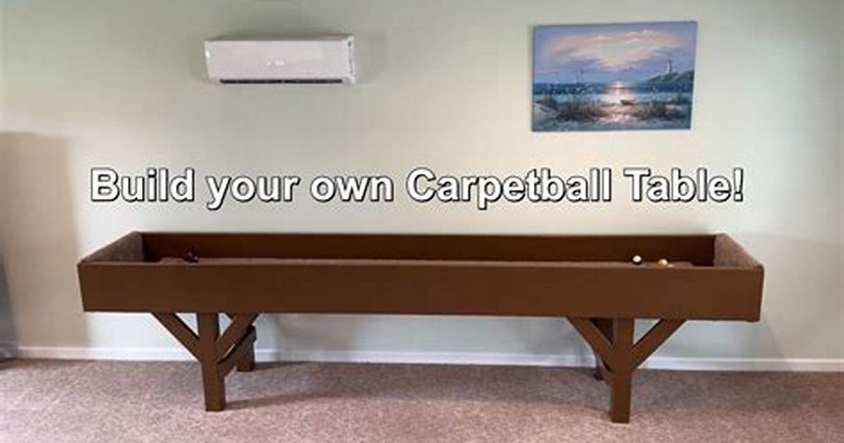 Expert Carpet Ball Plans: Designing Your Dream Putting Green